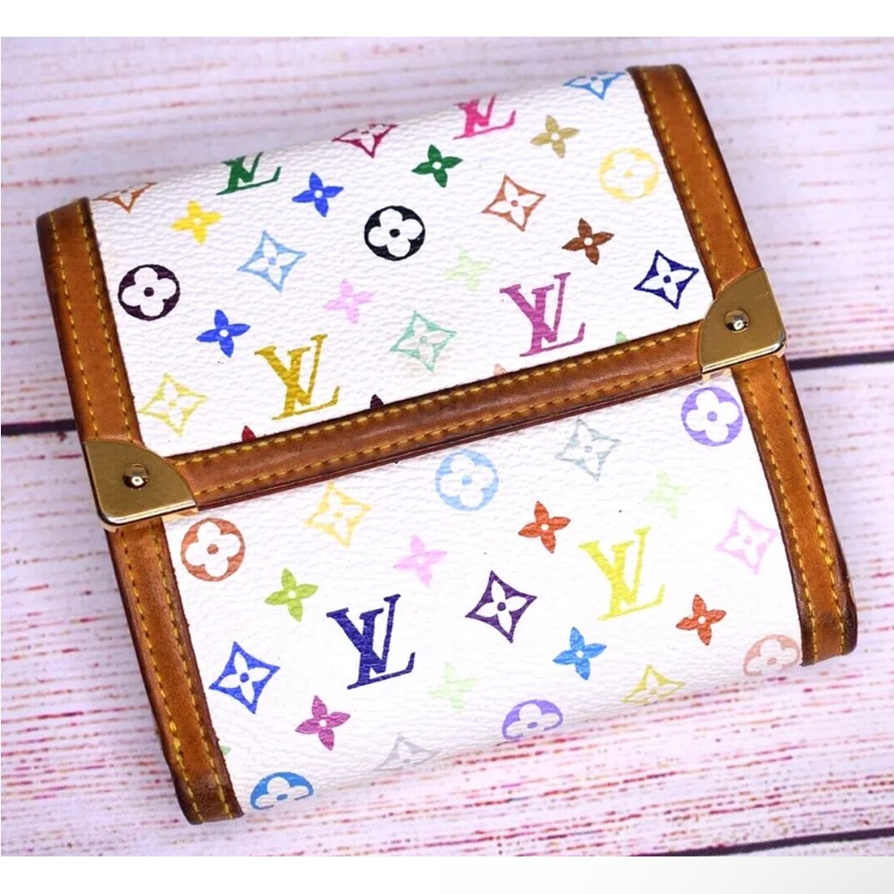 Louis Vuitton Monogram Multicolor Cartes Credit Card Wallet